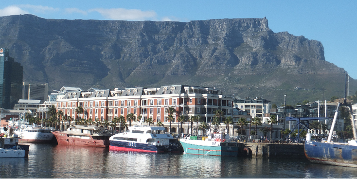 Tafelberg-Kaapstad-haven-Zuid-Afrika