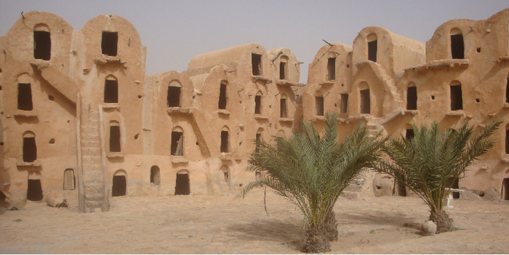 Ksar-Ouled-Soltane-Ghorfa-opslag-bulk-graanschuur-Tunesië