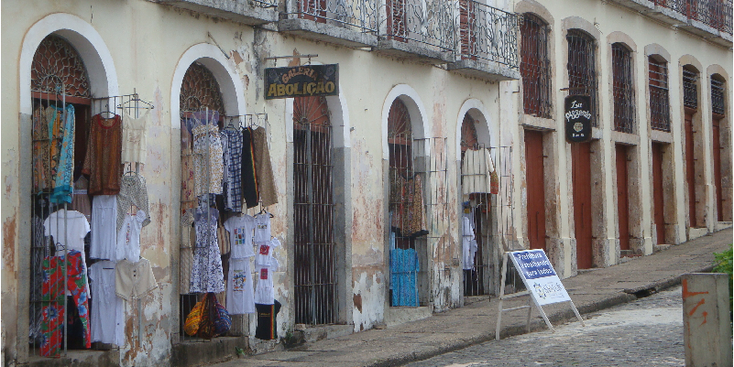 Sint-St-Louis-Colonial-Buildings-Shop-Worn-Down-Brazil