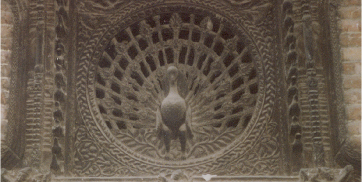 Peacock-window-pouwen-raam-Bhaktapur-Nepal