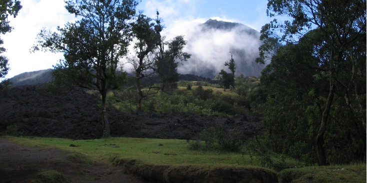 Pacaya-vulkaan-lava-as-Guatemala