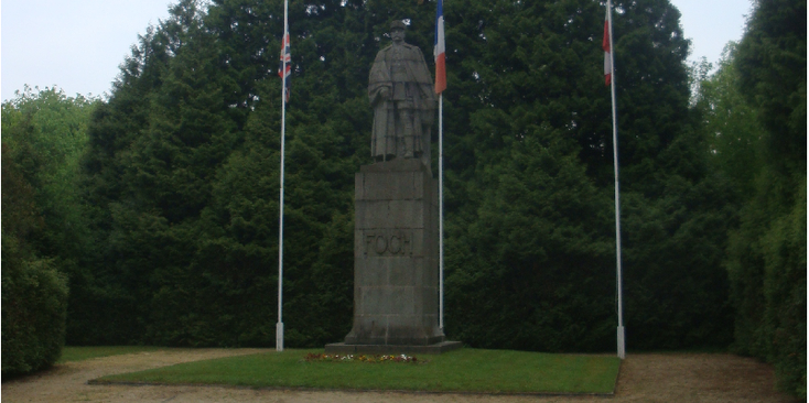 Clairiere-de-L’Armistice-overgave-beeld-Foch-Frans-Generaal-Compiègne-Frankrijk