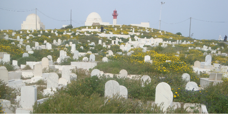 Mahdia-vuurtoren-begraafplaats-Tunesië
