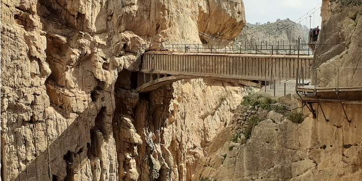 Caminito-del-Rey-brug-hangbrug-ijzeren-Koningspaadje-Koningsweg-pad-Malaga-Spanje