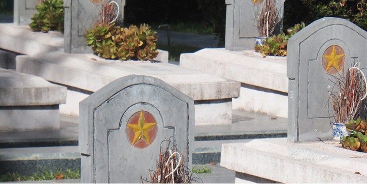 Dien-Bien-Phu-begraafplaats-tombe-grafsteen-Vietminh-Vietnam