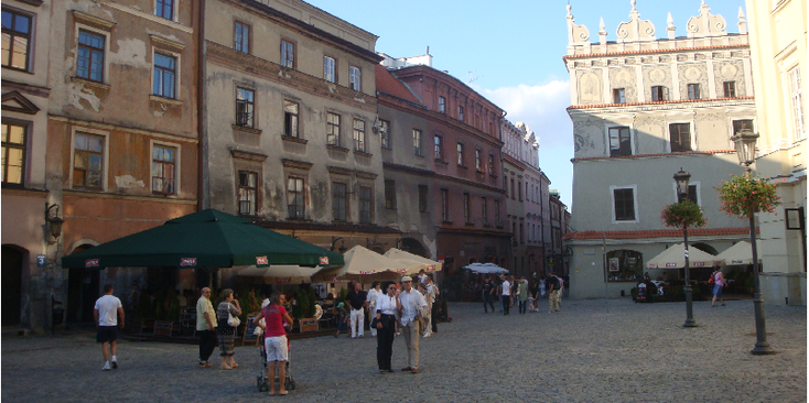 Lublin-Rynek-stadhuis-plein-Polen