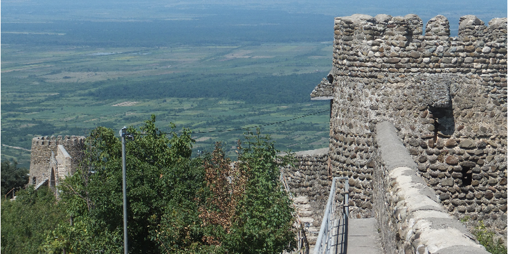 Sighnaghi-Kakheti-Georgië-stadsmuren-wachttorens