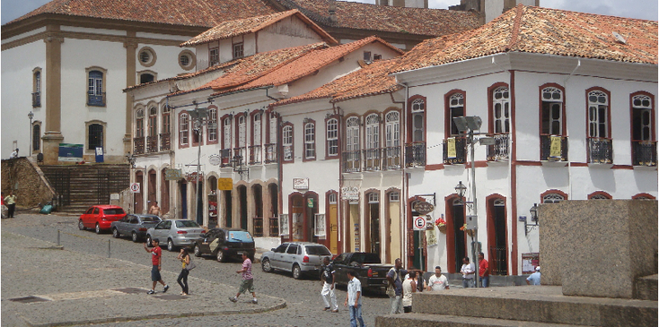 Ouro-Preto-Unesco-Brazilië-Barok-plein
