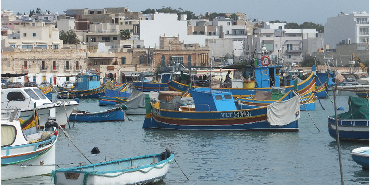 Marsaxlokk-boten-haven-Malta