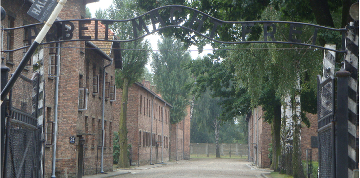 Auschwitz-concentratiekamp-Arbeit-Macht-Frei-Oswiecem-Polen