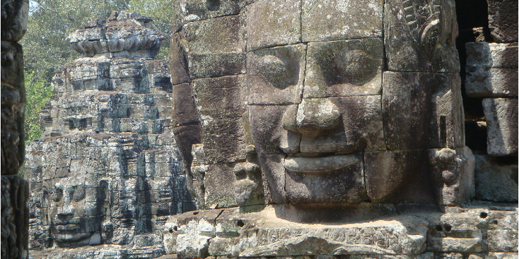 Angkor-Wat-Bayon-Head-Face-Siem-Raep-Unesco-Temple-Khmer-Cambodia
