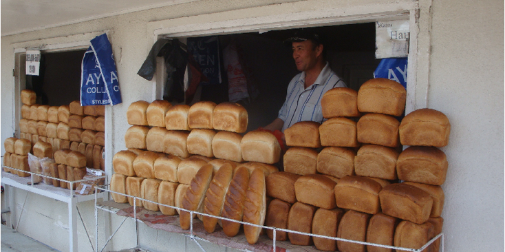 Osh-brood-bazaar-markt-Kirgizië
