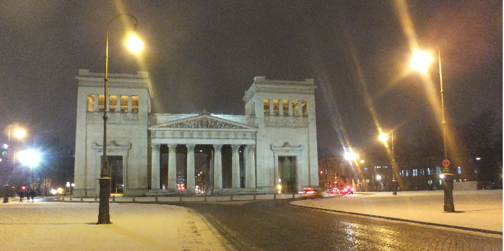 Konigsplatz-München-Romeins-pilaren-Duitsland
