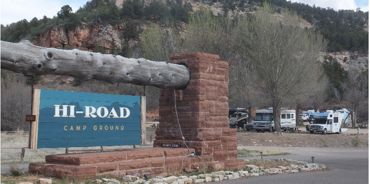 Hi-Road-camping-Zion-RV-park-nationaal-park-campground-camper-Utah-Verenigde-Staten