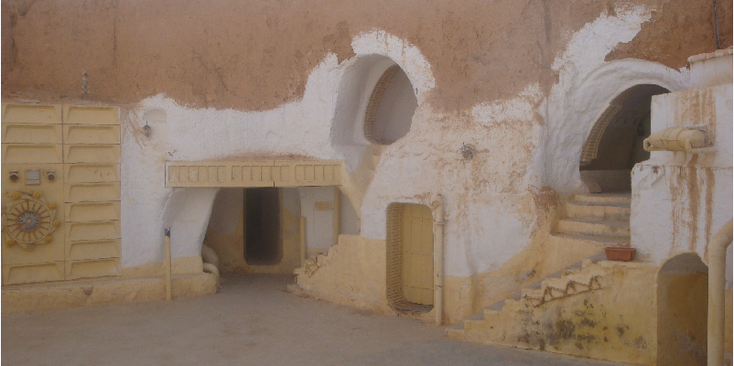 Sidi-Driss-hotel-Matmata-Troglodyte-huizen-grotwoning-Star-Wars-film-locatie-Tunesië