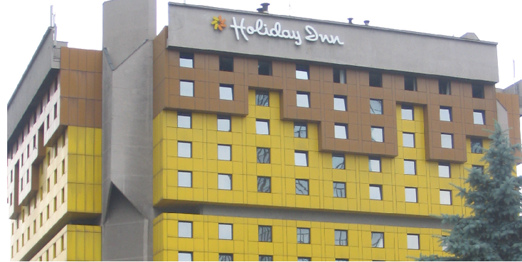 Sarajevo-Holiday-Inn-hotel-Joegoslavië-oorlog-Bosnië-Herzegovina
