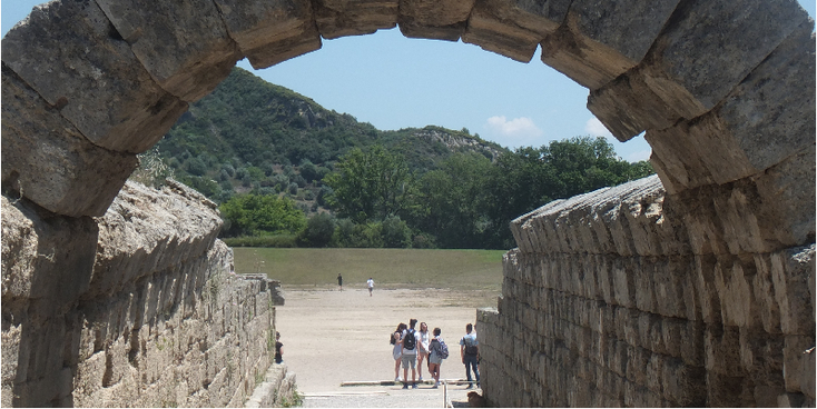 Olympia-Hippodroom-renbaan-poort-Olympische-Spelen-Griekenland