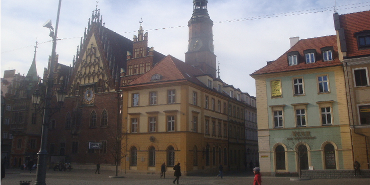 Wroclaw-Breslau-koopmans-vakmans-huizen-plein-Polen