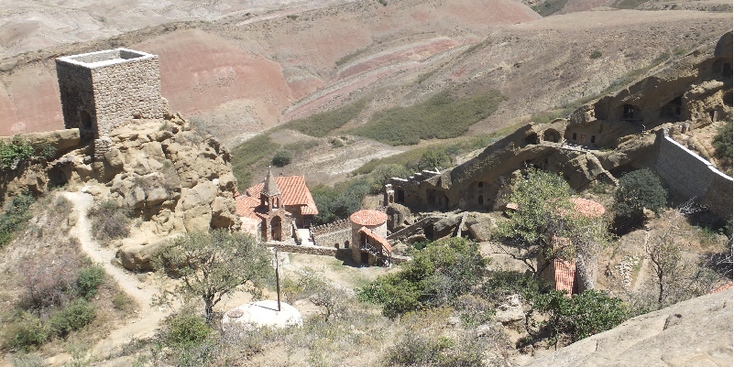 David-Gareja-Kakheti-Georgie-monnik-Georgië
