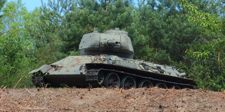 Vallei-van-de-dood-Kapisova-valley-of-the-Death-tanks-Sovjet-WW2-openluchtmuseum-Slowakije