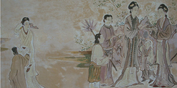 Nanten-Ji-tempel-fresco-tekening-Tokyo-Japan