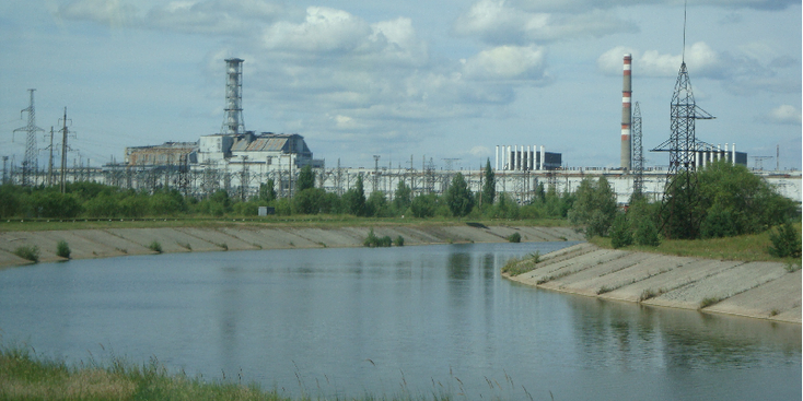 De dodelijke kernreactor nr 4 in Tsjernobyl 