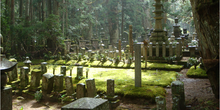 Koya-San-grafzerken-graven-begraafplaats-Japan