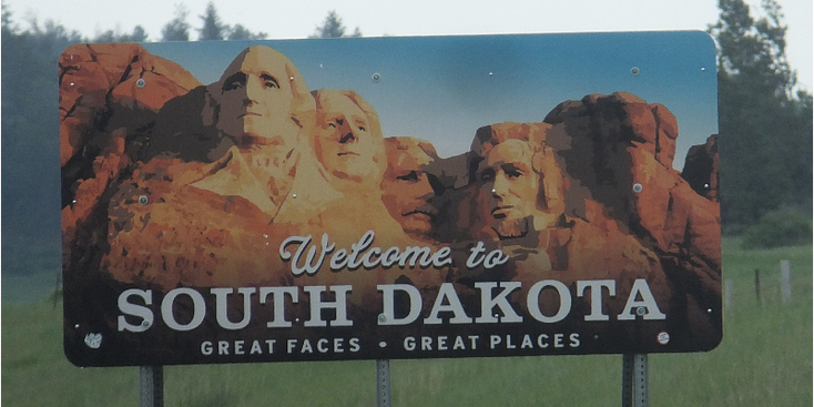 Mount-Rushmore-bord-sign-South-Dakota-Verenigde-Staten