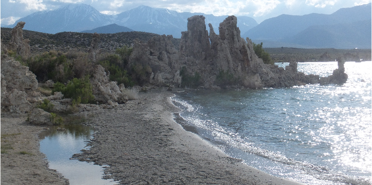 Mono-Lake-meer-tufa-zoutpilaren-Californië-Verenigde-Staten