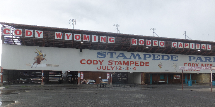 Cody-Stampede-Park-stadion-Rodeo-Wyoming-show-Verenigde-Staten