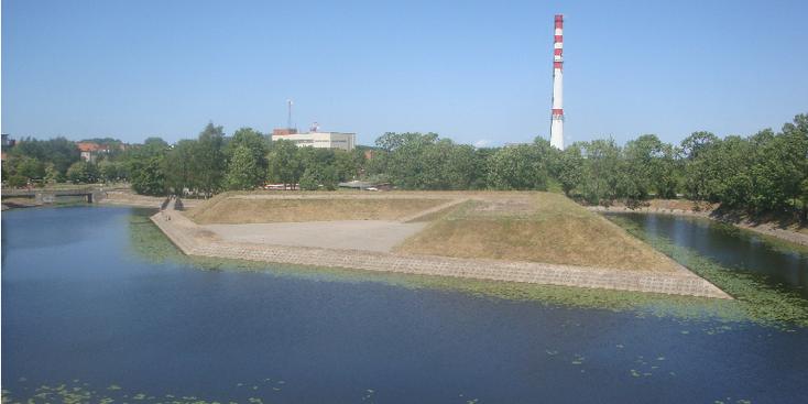 Klaipeda-Memel-vijver-Litouwen