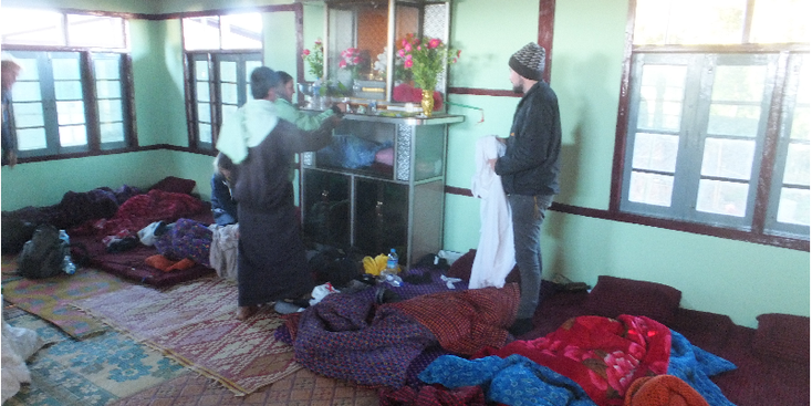 Ywa-Pu-matras-slaapplek-Myanmar