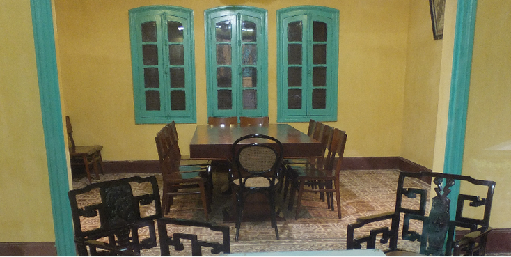 Ho-Chi-Minh-woonhuis-kamer-buitenlandse-gasten-Hanoi-Vietnam