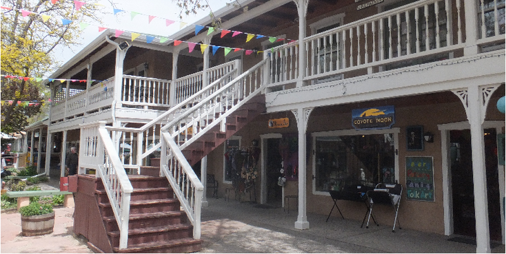 Taos-stad-trappen-houten-huis-verenigde-Staten