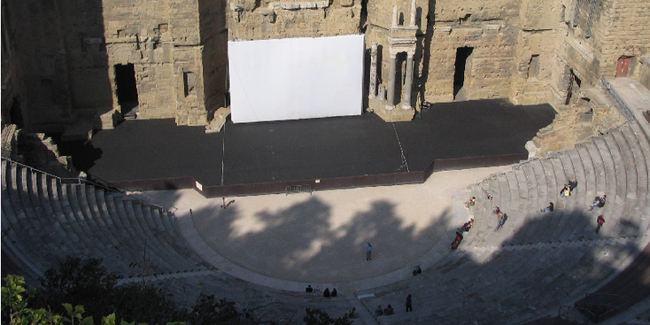 Orange-Romeins-theater-podium-arena-Frankrijk