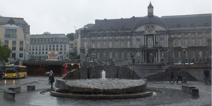 Place-de-Lambert-koepel-kerk-Luik-België