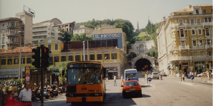 Triëst-tunnel-bus-Italië