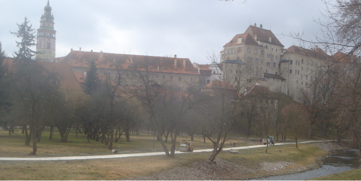 Cesky-Krumlov-burcht-kasteel-Tsjechië