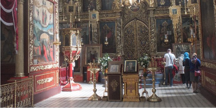 Trinity-kerk-Pskov-altaar-Russisch-Orthodox-Rusland