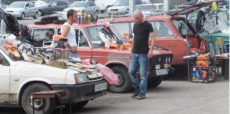 Kutaisi-verkoop-auto-Georgië
