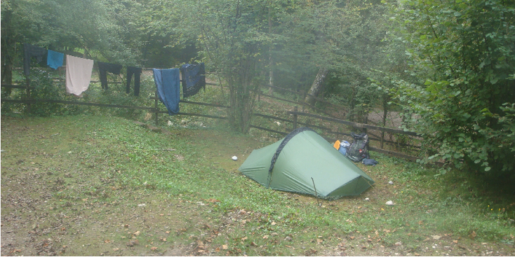 Kobarid-Koren-camping-tent-kamperen-Slovenië