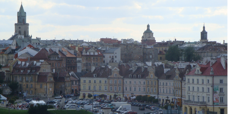 Lublin-overzicht-kerk-Polen