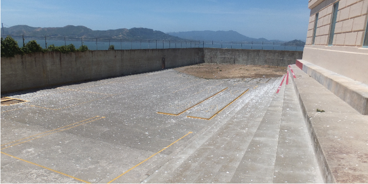 Alcatraz-eiland-gevangenis-lucht-ruimte-San-Francisco-Verenigde-Staten