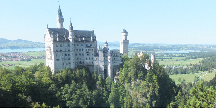 Neuschwanstein-kasteel-slot-Ludwig-koning-Fussen-Disney-Duitsland