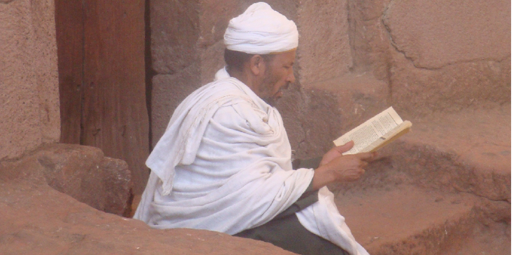 Lalibela-Ethiopië-rots-kerken-ondergronds-heilig-monnik