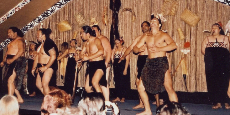 Rotorua-Maori-dans-optreden-Nieuw-Zeeland