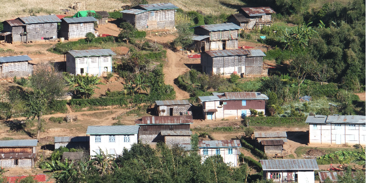 Myanmar-huizen