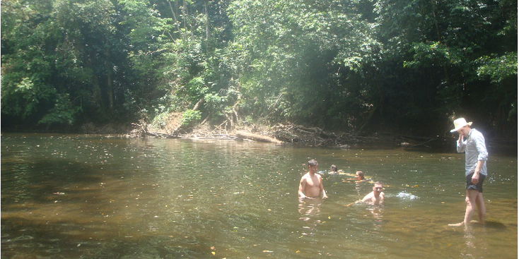 Indio-Maiz-Nationaal-Park-Nicaragua-rivier-zwemmen-tour
