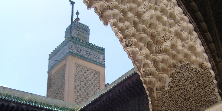 Fes-moskee-minaret-Koningstad-Marokko