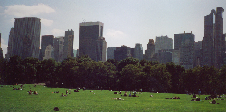 Central-Park-Manhattan-New-York-skyline-Verenigde-Staten